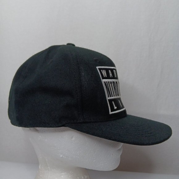 Warning Nitro Circus Live Cap Black NOC Hat Embroidered Snap Back READ - Picture 4 of 9